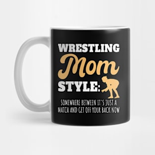 Wrestling Mom Style Mug